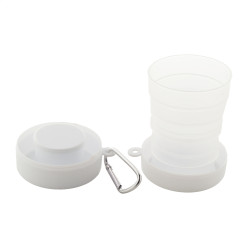 Medigo blanc  gobelet pliable 
