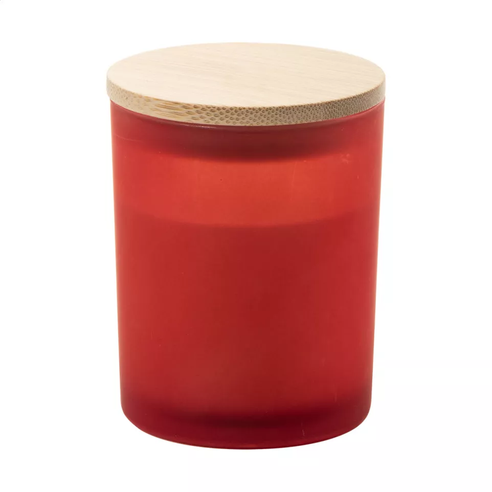 Daizu XL rood  kaars, kaneel 