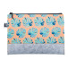 CreaFelt Beauty M white grey custom cosmetic bag 