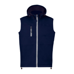 Netly donker blauw  softshell bodywarmer L