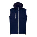 Netly dark blue  softshell bodywarmer vest L