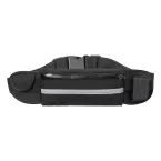 Warathon noir  sac banane réfléchissant 