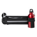 Warathon black  reflective waist bag 