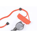 Splash oranje transparant waterdichte mobiele telefoon hoes 