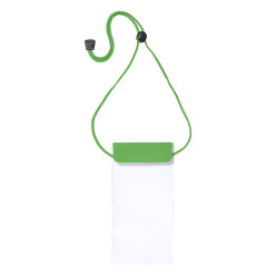 Splash vert transparent housse étanche pour téléphone portable 