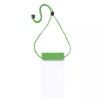 Splash groen transparant waterdichte mobiele telefoon hoes 