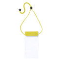 Splash jaune transparent housse étanche pour téléphone portable 