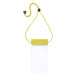Splash yellow transparent waterproof mobile case 