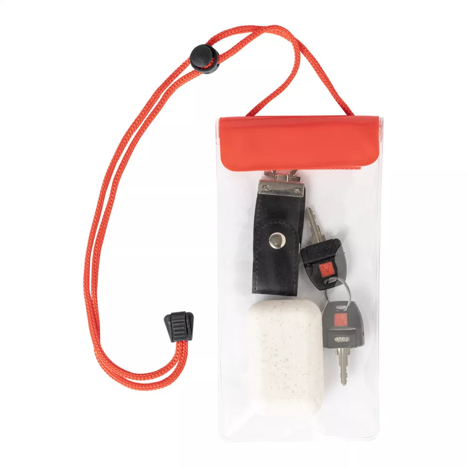 Splash rouge transparent housse...