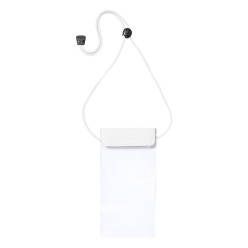 Splash wit transparant waterdichte mobiele telefoon hoes 