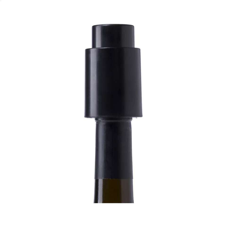 Vakux black  wine bottle stopper 