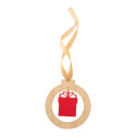 DoubleTree natuurlijk rood Kerstboomversiering, geschenkdoos 