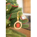 DoubleTree naturelle rouge décoration de Noël, boîte cadeaux 