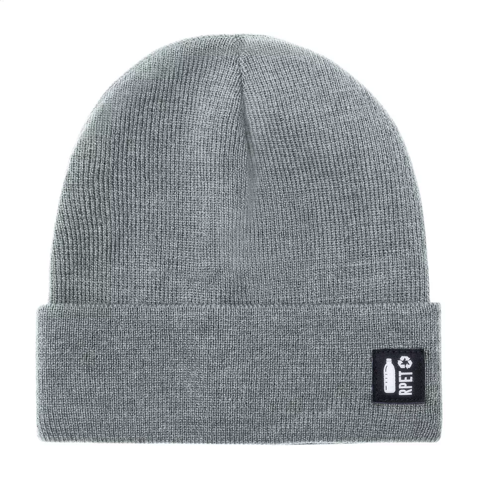 Peaky gris clair  bonnet en rpet 