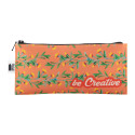 CreaFelt Pen Zip wit grijs custom made RPET pennenetui 