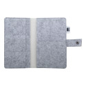 CreaFelt Journey blanc gris porte-documents de voyage RPET personnalisable 