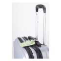 CreaFelt Tag white grey custom RPET luggage tag 