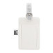 CreaFelt Tag white grey custom RPET luggage tag 