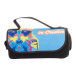 Reporta noir  couverture polaire RPET, personnalisable 