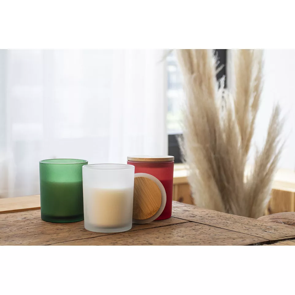 Daizu white  candle, vanilla 