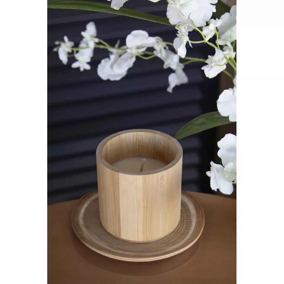 Takebo naturelle  bougie bambou 