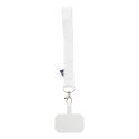 SuboFob Mobile RPET white  custom RPET mobile wrist strap 