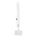 SuboFob Mobile RPET white  custom RPET mobile wrist strap 