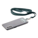 Subyard Mobile RPET wit  custom made mobiele telefoonhouder met RPET sleutelkoord 