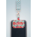Subyard Mobile RPET blanc  tour de cou avec insert portable en RPET personnalisable 