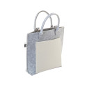 CreaFelt Cross blanc gris sac à bandoulière RPET personnalisable 