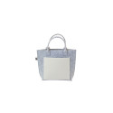 CreaFelt Cross white grey custom RPET crossbody bag 