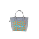 CreaFelt Cross white grey custom RPET crossbody bag 