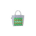 CreaFelt Cross wit grijs custom made RPET crossbody tas 