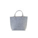 CreaFelt Cross wit grijs custom made RPET crossbody tas 