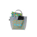 CreaFelt Cross wit grijs custom made RPET crossbody tas 