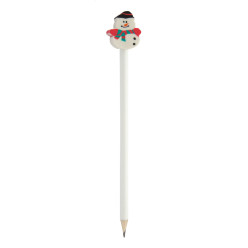 Ramsvika white  Christmas pencil, snowman 