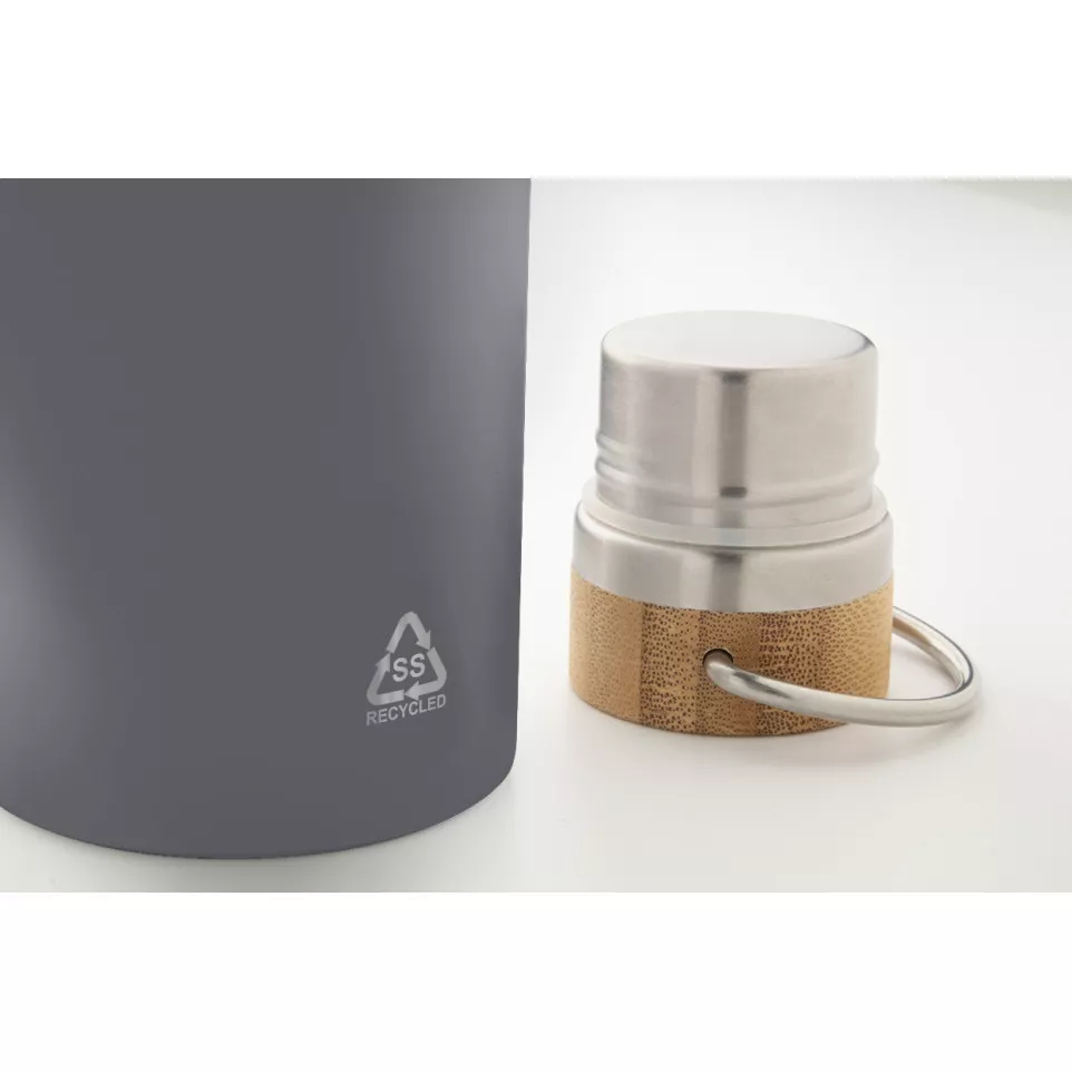 Ressobo dark grey  insulated bottle 