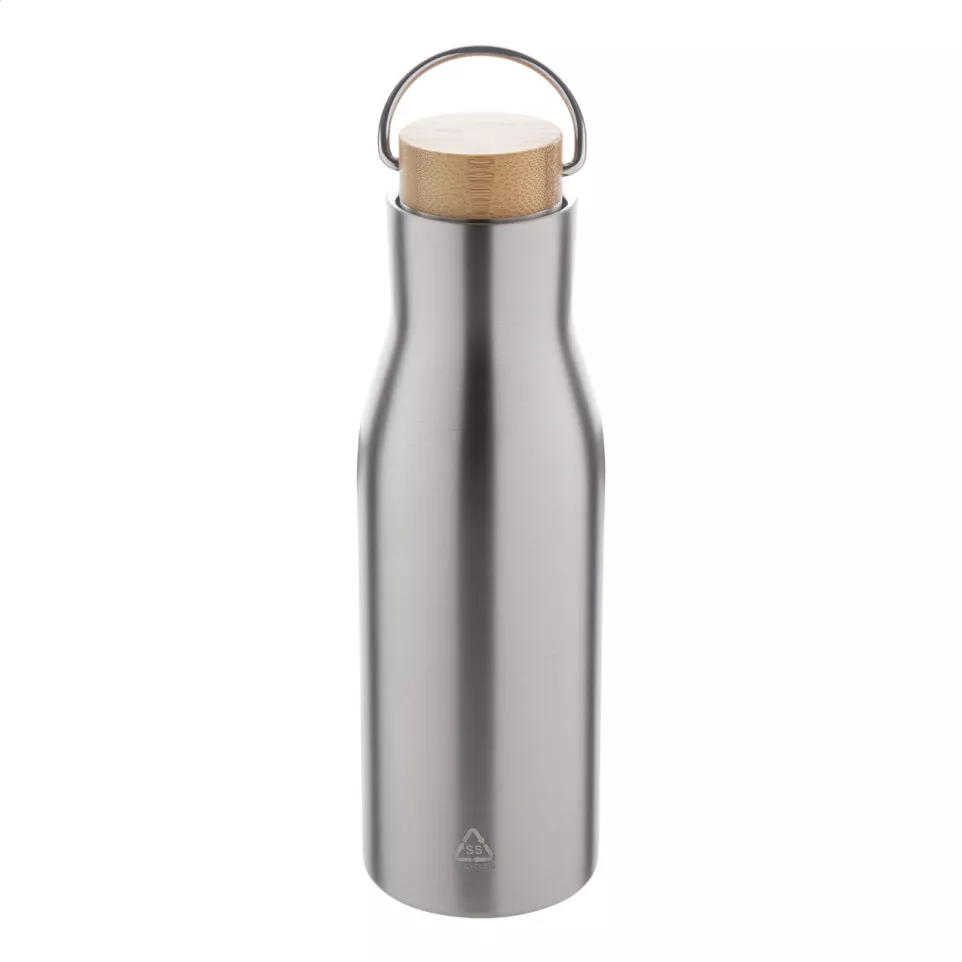Ressobo silver  insulated bottle 