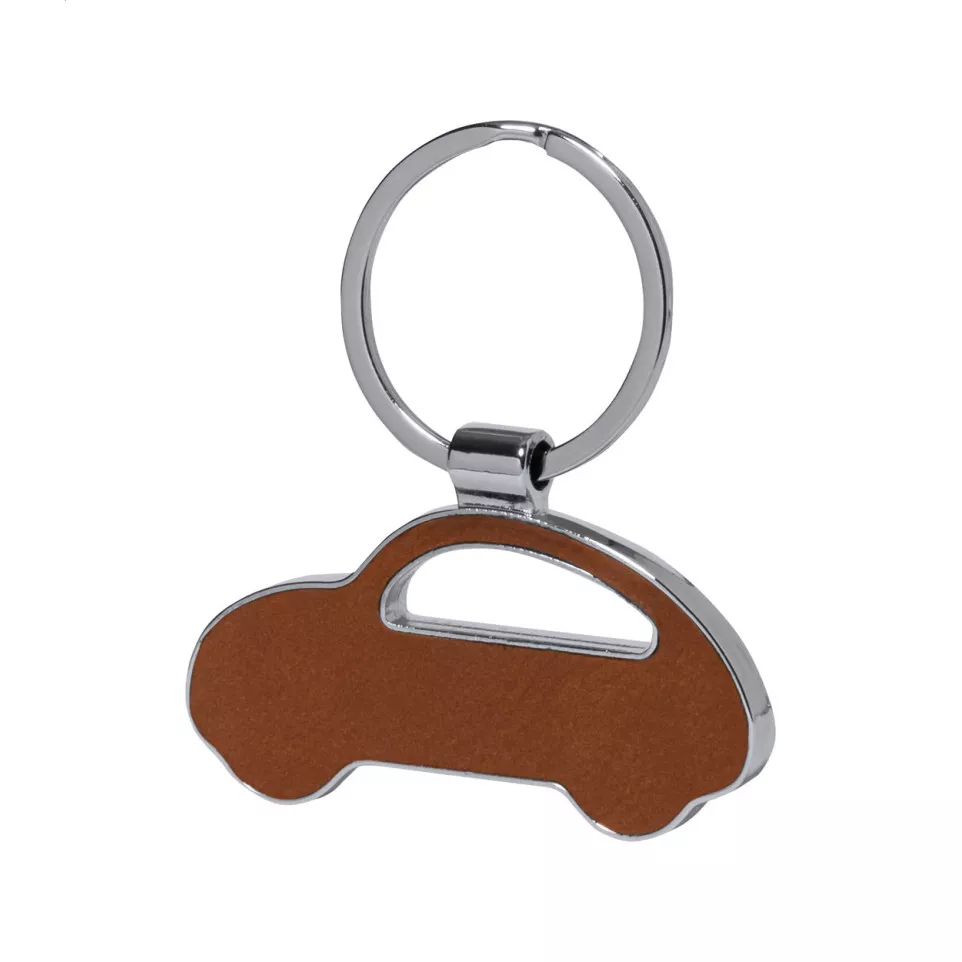 Behok bruin  sleutelhanger, auto 