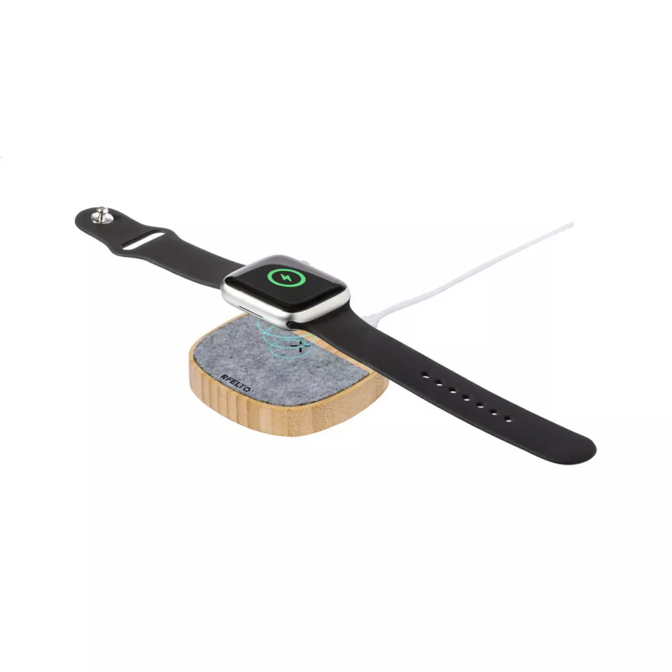 Mekens donker grijs  draadloze oplader 