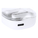 Signal white  transparent wireless earphones 