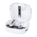 Signal white  transparent wireless earphones 