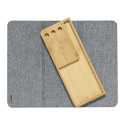 Atrova dark grey  wireless charger mousepad 