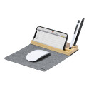 Atrova dark grey  wireless charger mousepad 