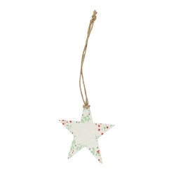 Nuvli naturelle  Ornement sapin de Noël, étoile 