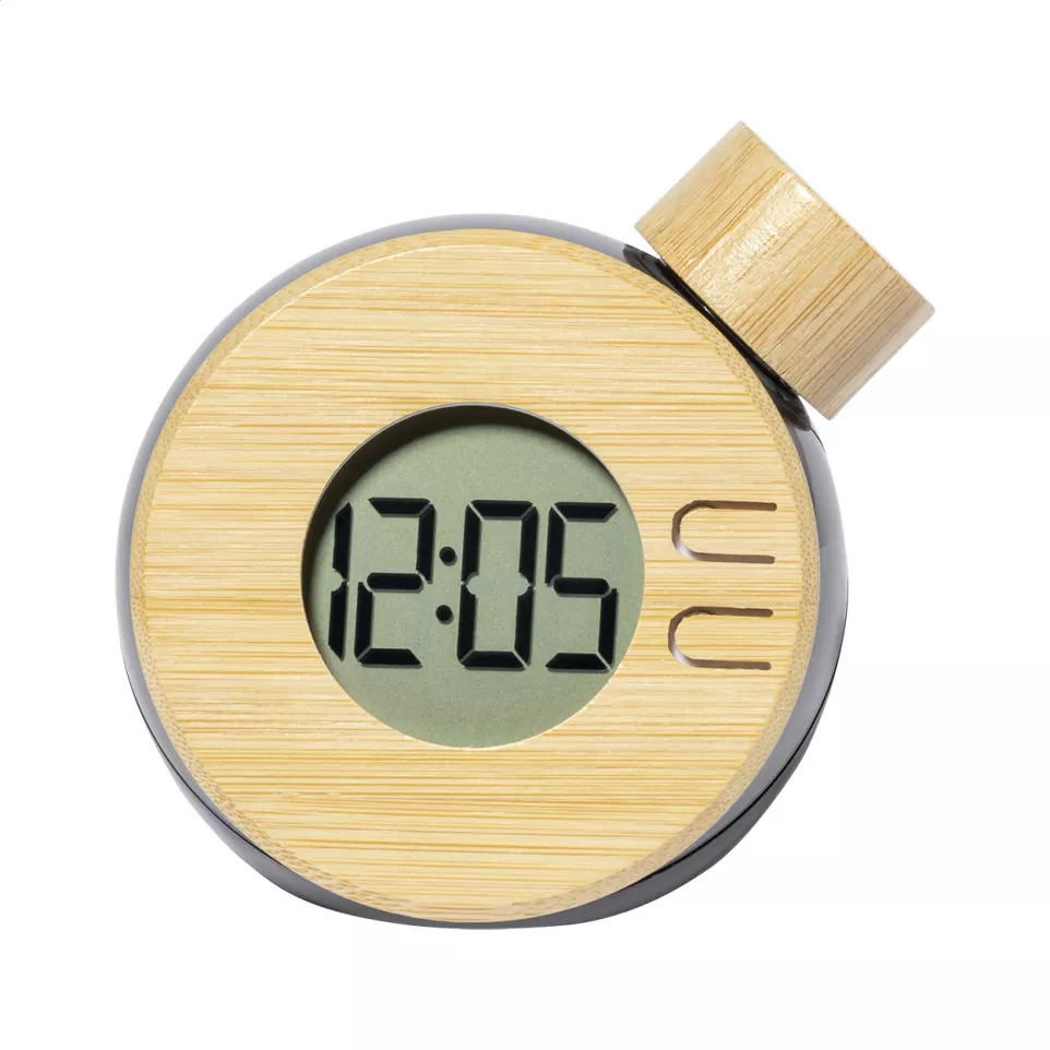 Droplex natural  table clock 