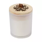 Flandle white  Christmas candle 