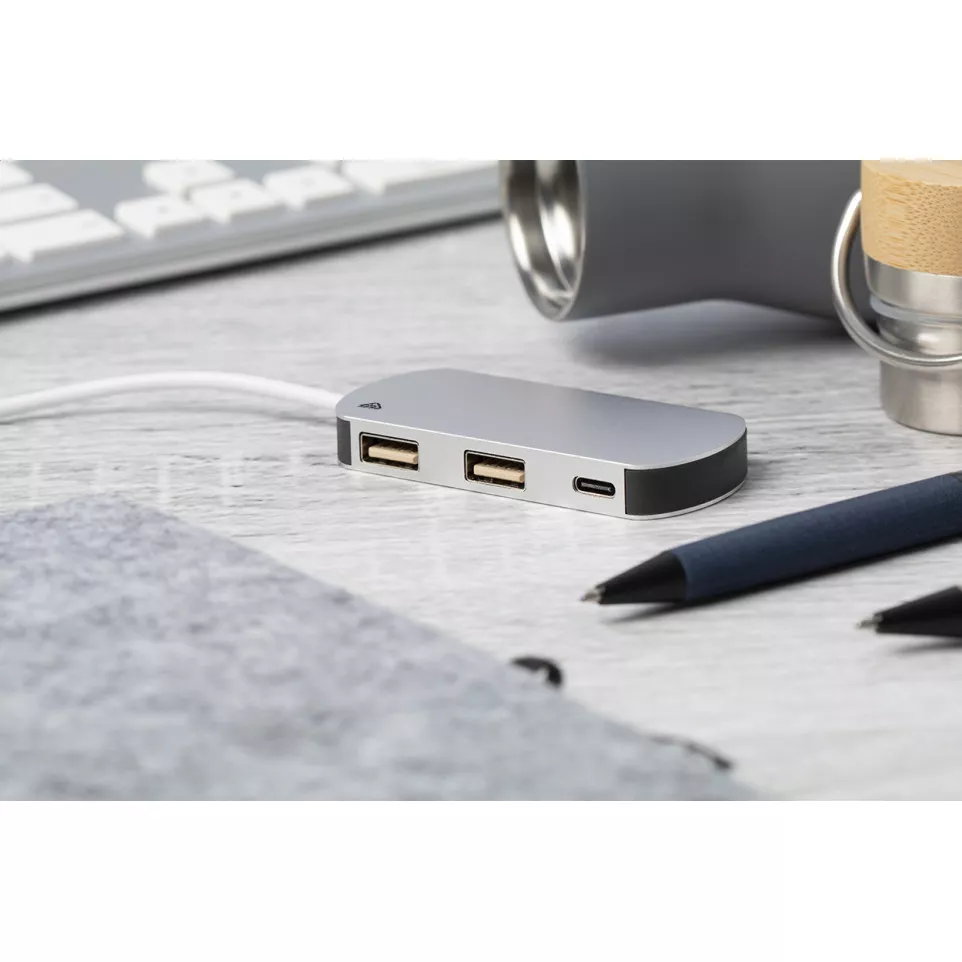 Raluhub silver  USB hub 