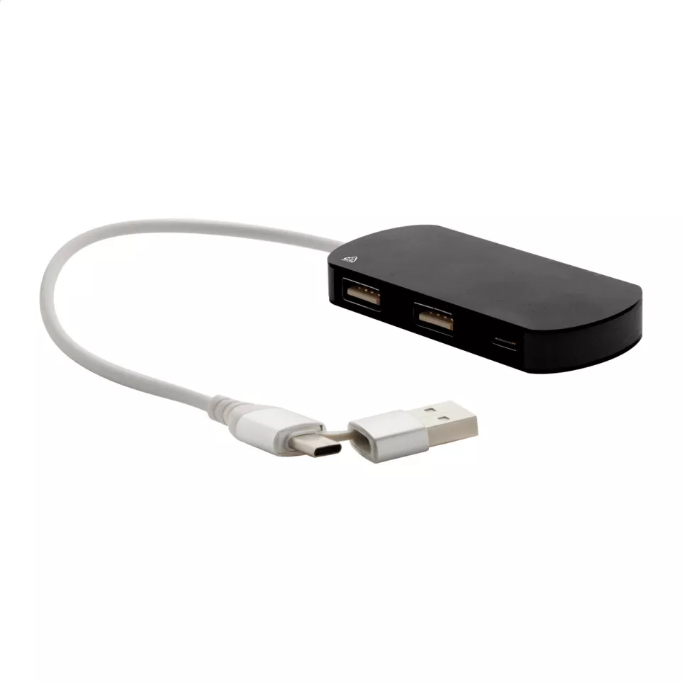 Raluhub black  USB hub 