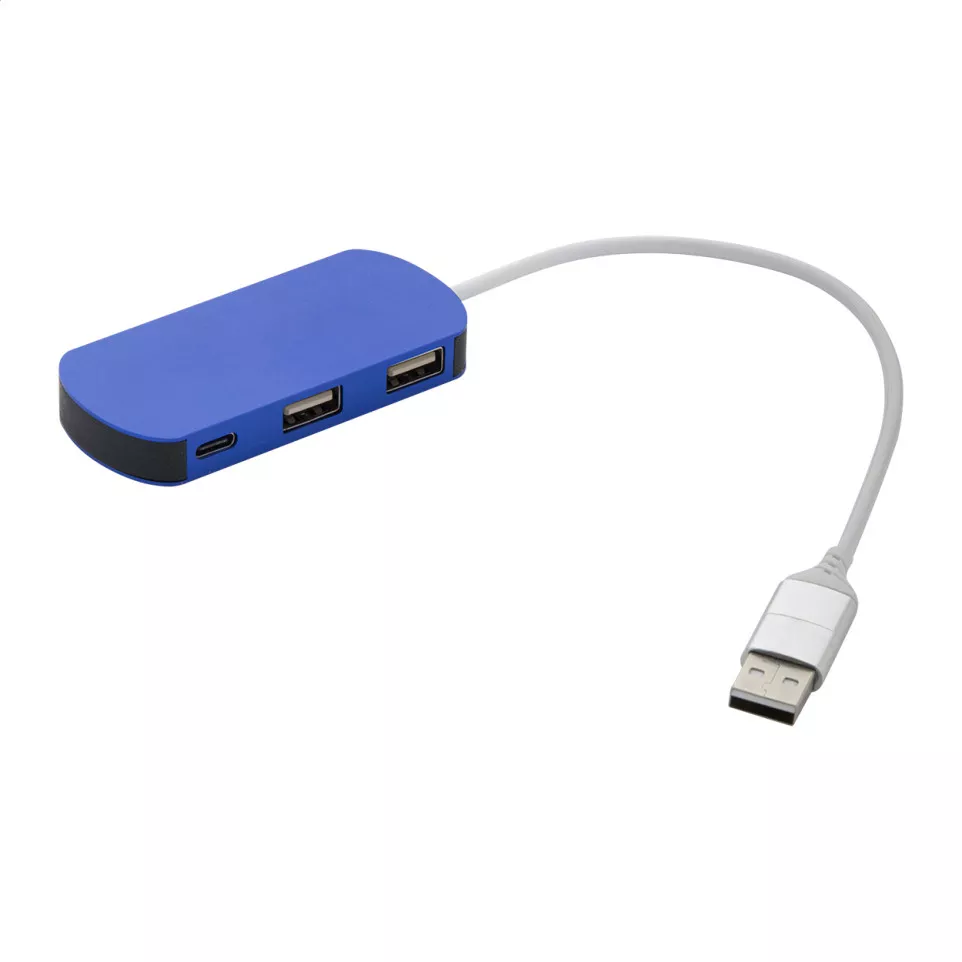 Raluhub blauw  USB hub 
